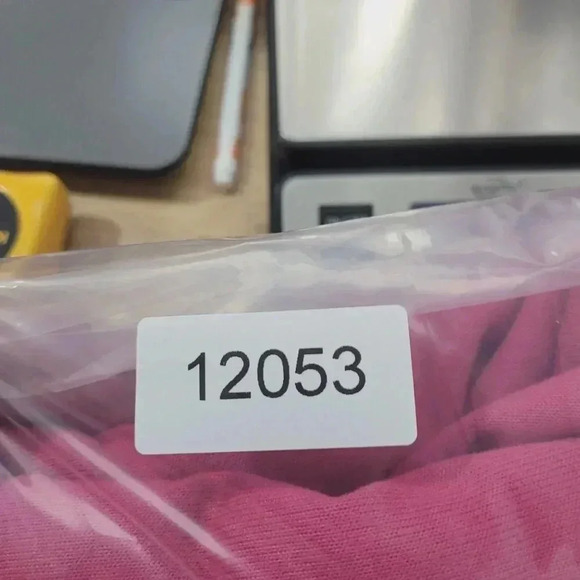 Lane Bryant Womens Plus V-Neck Long Sleeve Pink Top 18/20 Polyester Blend 4CT - Picture 7 of 7